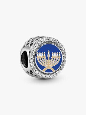 PandoraLove and Light Menorah Charm
